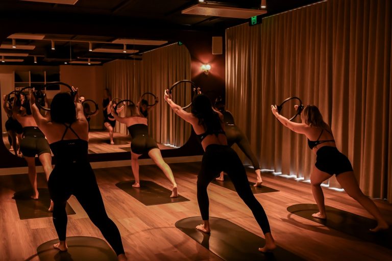 Pilates Locale Brisbane studio with heated mat setup